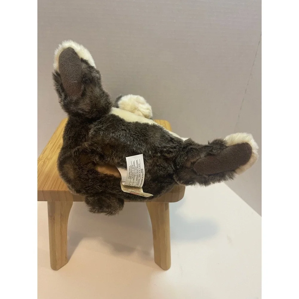 Folkmanis Realistic Baby Dutch Bunny Rabbit Plush‎ Full Body Hand Puppet Toy 10